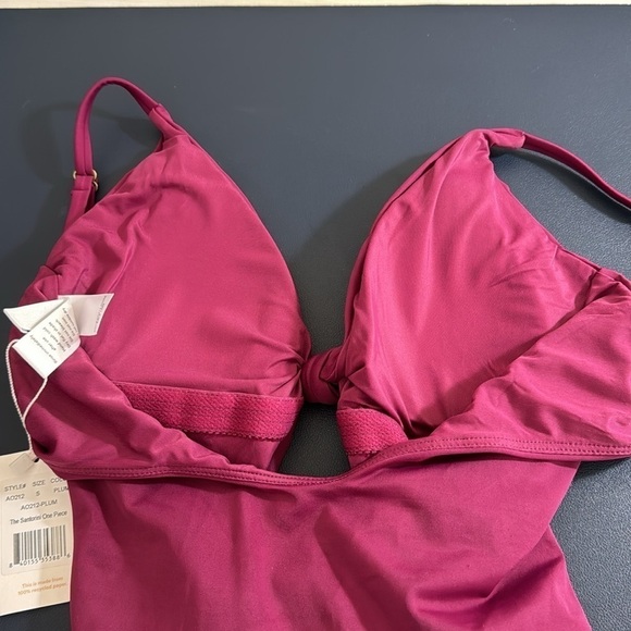 Andie Santorini One Piece Swimsuit Women's S Plum Purple NWT - Picture 15 of 16